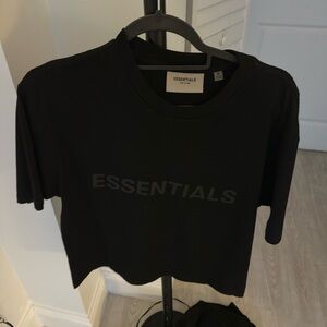 Essentials Charcoal Long Sleeve Tee